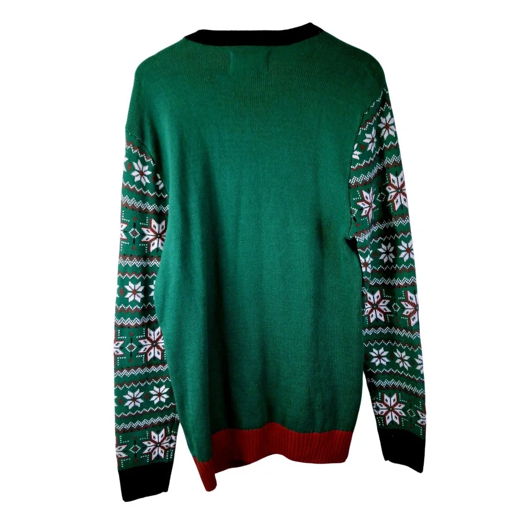 Ugly Christmas Sweater black theme