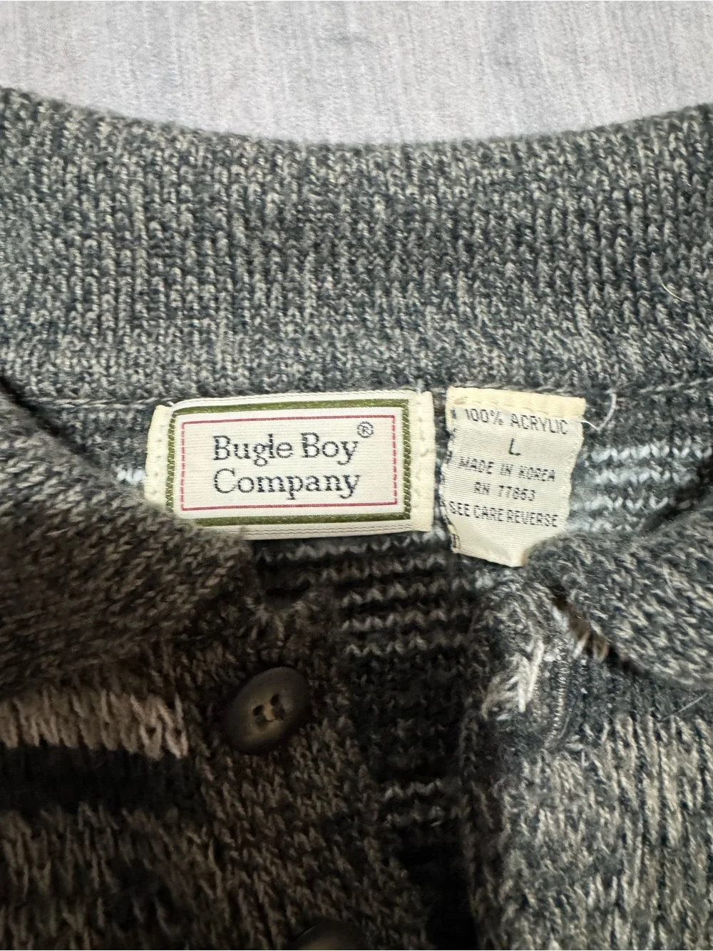 Bugle Boy fair collar