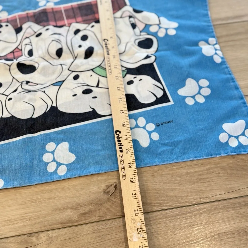 101 Dalmatians Disney Character Standard Pillowcase‎ Double Sided Vintage 90s